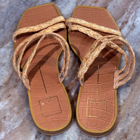 Women’s DOLCE VITA Indo raffia sandals- Size 8 - Picture 3 of 5